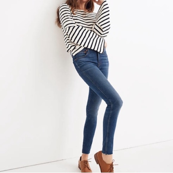 Madewell Denim - Madewell 9 Inch High Rise Skinny Jeans Style J6518 Size 35P